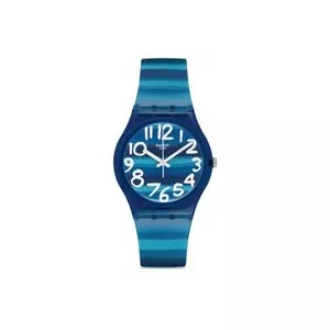Relógio Analógico 7610522634060<BR>- Azul & Azul Claro<BR>- Swatch