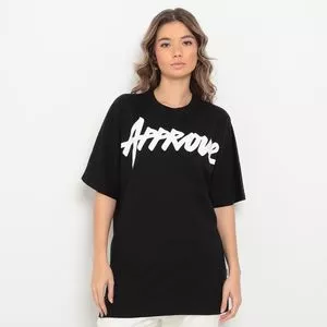 Camiseta Approve®<BR>- Preta & Branca