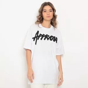 Camiseta Approve®<BR>- Branca & Preta