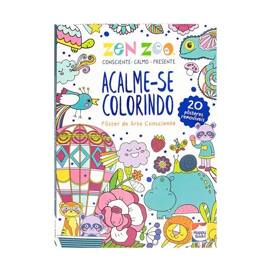 Acalme-Se Colorindo: Pôster De Arte Consciente- Lake Press- Happy Books -  PRIVALIA - O outlet online de moda Nº1 no Brasil