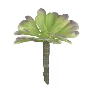 Planta Suculenta Artificial<BR>- Verde & Roxa<BR>- 13cm