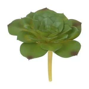 Planta Suculenta Artificial<BR>- Verde & Roxa<BR>- 9cm