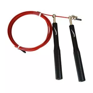 Corda Speed Rope<BR>- Vermelha & Preta