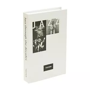 Livro Decorativo Jazz<BR>- Branco & Preto<BR>- 24x16x4cm