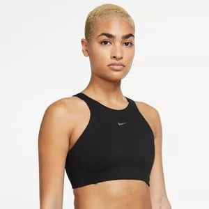 Top Nike Yoga Alate Curve Strappy<BR>- Preto
