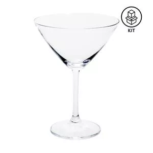 Jogo De Taças Para Cocktail Gastro<BR>- Cristal<BR>- 6Pçs<BR>- 280ml