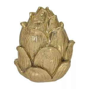 Pinha Decorativa<BR>- Dourada<BR>- 8,5xØ6,5cm<BR>- Espressione-Christmas