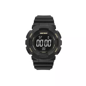 Relógio Digital MO3415AA/8P<BR>- Preto & Dourado<BR>- Mormaii