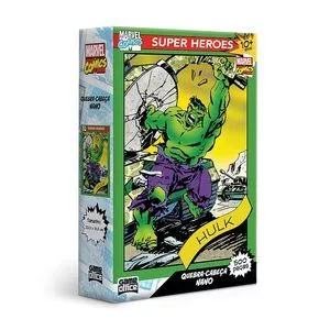 Quebra-Cabeça Hulk<BR>- Verde & Roxo<BR>- 500Pçs<BR>- Toyster