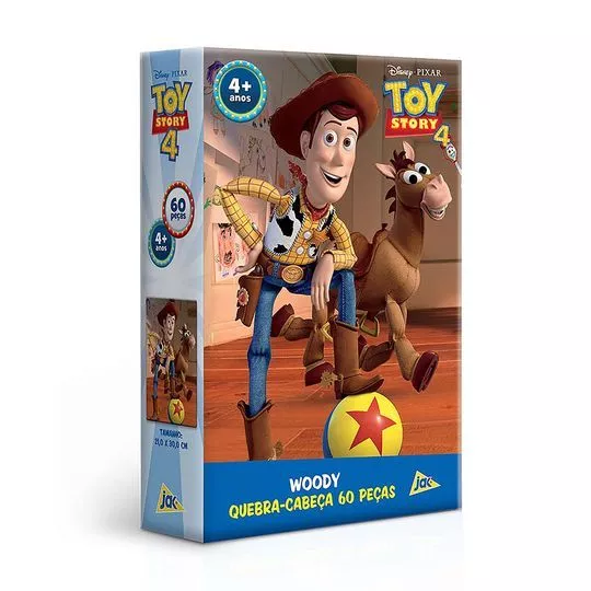 Quebra Cabeça Infantil Toy Story 48 Peças Grandes Toyster