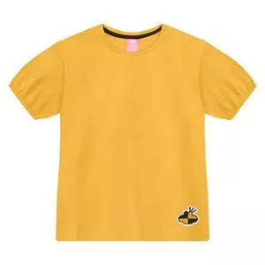 Blusa Lisa<BR>- Amarelo Escuro