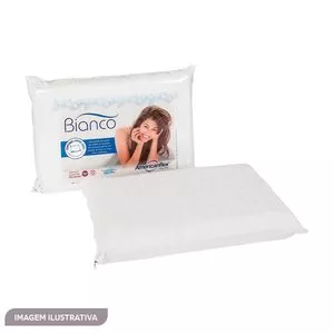 Travesseiro Bianco<br /> - Branco<br /> - 15x70x50cm