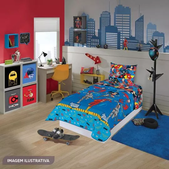 Jogo de Cama Infantil Homem Aranha Lepper