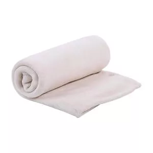 Cobertor Liso<BR>- Bege Claro<BR>- 85x110cm