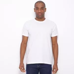 Camiseta Básica<BR>- Branca