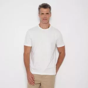 Camiseta Abstrata<BR>- Branca