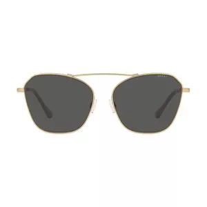 Óculos De Sol Aviador<BR>- Dourado & Preto<BR>- Grazi Massafera