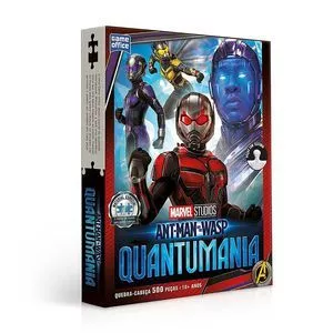 Quebra Cabeça Quantumania Marvel<br /> - Vermelho & Azul<br /> - 500Pçs<br /> - Toyster