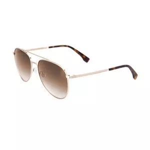 Óculos De Sol Aviador<BR>- Marrom Escuro & Dourado<BR>- Gap Eyewear