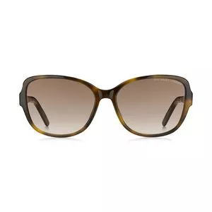 Óculos De Sol Retangular<BR>- Marrom Claro & Marrom<BR>- Marc Jacobs