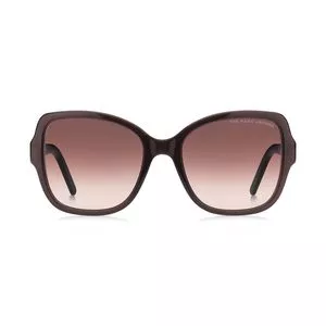 Óculos De Sol Quadrado<BR>- Marrom Escuro & Marrom Claro<BR>- Marc Jacobs