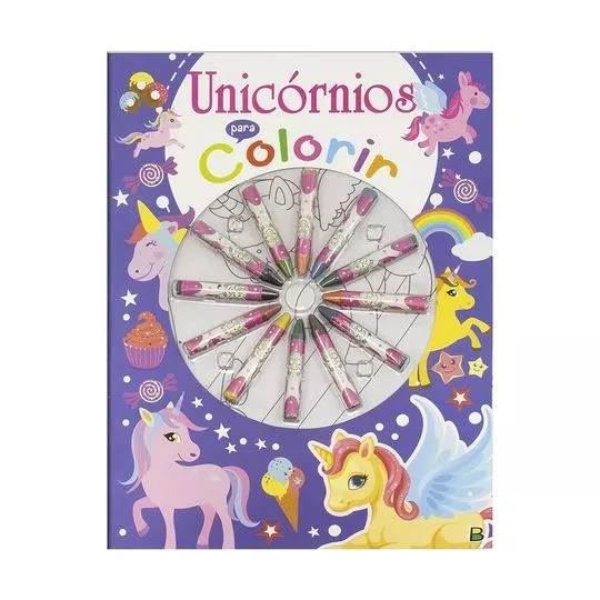 Superkit De Colorir: Unicórnios- Brijbasi Art Press Ltd- Todolivro© Ltda. -  PRIVALIA - O outlet online de moda Nº1 no Brasil