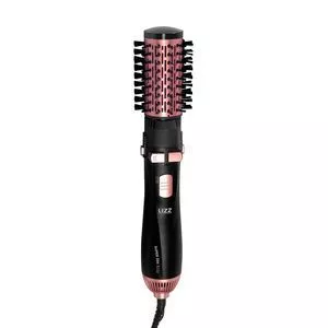 Escova Super Íon 3000<BR>- Rosê & Preta<BR>- 32xØ5cm<BR>- 127V<BR>- 1300W<BR>- 2 Temperaturas<BR>- Lizz