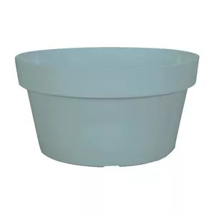 Vaso Bowl Sampa<BR>- Azul Claro<BR>- 12xØ23cm<BR>- Vasart