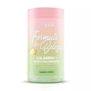 Fórmula Da Beleza Colágeno + Ácido Hialurônico<BR>- Limão Com Gengibre<BR>- 200g