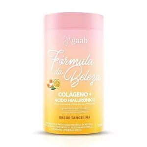 Fórmula Da Beleza Colágeno + Ácido Hialurônico<BR>- Tangerina Com Cúrcuma<BR>- 200g