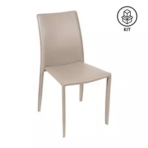 Jogo De Cadeiras Glam<BR>- Fendi<BR>- 4Pçs<BR>- Or Design