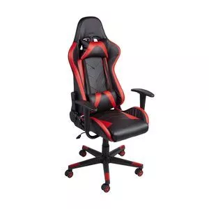 Cadeira Gamer<BR>- Vermelha & Preta<BR>- 133x68x55cm<BR>- Or Design