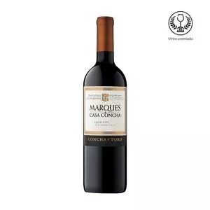 Vinho Marques De Casa Concha Tinto<BR>- Carménère<BR>- Chile, Valle Del Maipo, Puente Alto<BR>- 750ml<BR>- Concha Y Toro