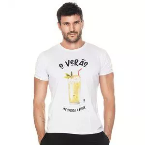 Camiseta O Verão<BR>- Branca & Preta