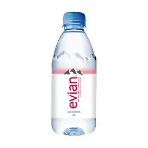 Água Mineral Sem Gás Evian<BR>- 330ml<BR>- Interfood
