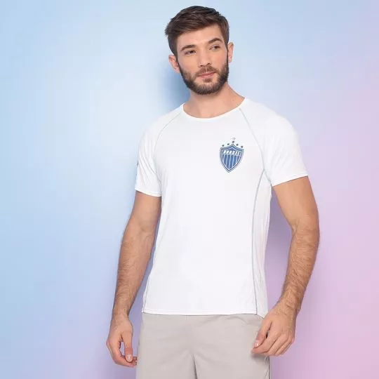 Camiseta Brasil- Branca & Azul- Enfim - PRIVALIA - O outlet online