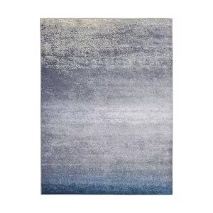Tapete Supreme Abstrato<BR>- Azul Claro & Azul Escuro<BR>- 200x150cm<BR>- Tapete São Carlos