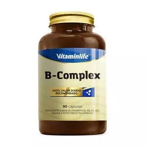 B-Complex<BR>- 90 Cápsulas<BR>- Vitaminlife