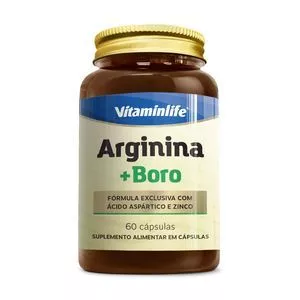 Arginina + Boro<BR>- 60 Cápsulas<BR>- Vitaminlife