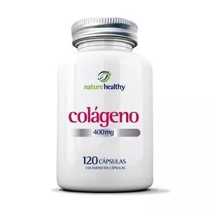 Colágeno 400mg<BR>- 120 Cápsulas<BR>- Nature Healthy