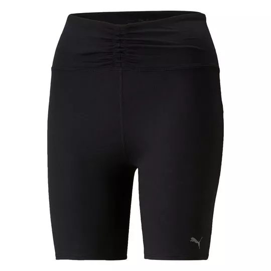 Legging Essentials Logo Short Feminina, Preto, PUMA