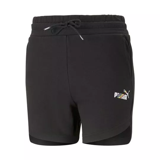 Puma Essentials legging shorts in black