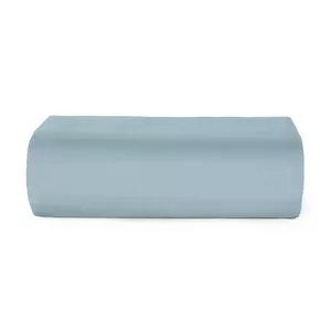 Lençol Com Elástico Crystal Casal<BR>- Azul Claro<BR>- 30x138x188cm