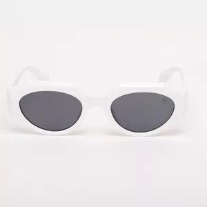 Óculos De Sol Arredondado<BR>- Branca