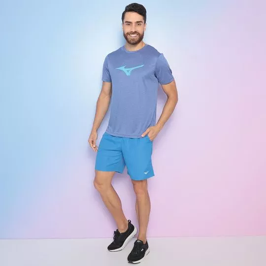 Bermuda Mizuno Azul Branca PRIVALIA O outlet online de