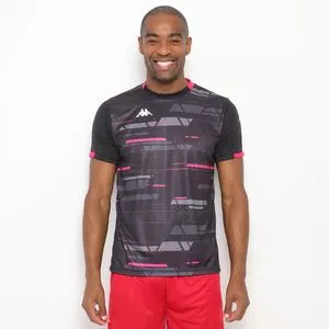 Camiseta Sport<BR>- Preta & Pink
