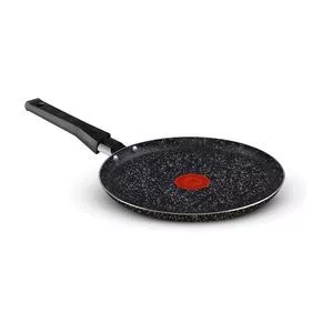 Panquequeira Stone Pro<BR>- Preta & Cinza<BR>- Ø22cm<BR>- 0,5L<BR>- Rochedo