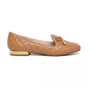 Slipper Em Matelassê<BR>- Marrom Claro