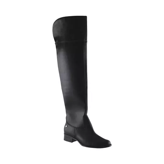 Bota via uno over the knee preto clearance
