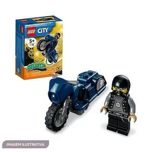 Lego® City Moto De Acrobacias®<BR>- 10Pçs<BR>- Lego